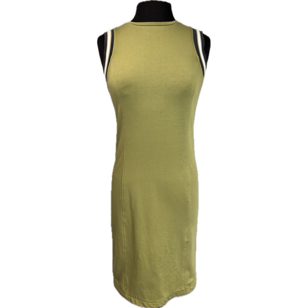 NEW Yest Sport Tank Dress Women's Size 6 Green Athleisure Weekend Vacation